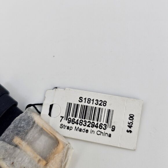 FOSSIL Original Replacement Leather Strap S181328 Watch Band Blue 18MM - Picture 4 of 8